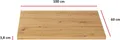 Produktbild: Küchen Arbeitsplatte 100cm 38 mm Küchenzeile Küchenblock Eiche Artisan Eko Stilo