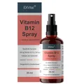 Produktbild: Vitamin B12 Spray, 500µg Vitamin B12 + 100µg Folsäure pro Sprühstoß, bioaktive Quatrefolic® Folsäure, laborgeprüft und hergestellt in DE, 100% vegan & für die vegane Lebensweise