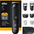 Produktbild: Braun AIO5540, Schwarz, 0,5 mm, 2,1 cm, Akku, 120 min, Integrierte Batterie