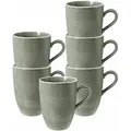 Produktbild: Seltmann Weiden Beat Color Glaze Kaffeebecher 350 ml 6er Set Perlgrau - DS