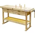 Produktbild: Holzmann - Hobelbank Wb162l Inkl. 4 Bankhaken Und Haltestäbe Hobelbank