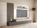 Produktbild: MIRJAN24 Wohnwand Narezi II, (TV-Lowboard, Wandboard, Wandpaneel), Griffloses Öffnungssystem, 300x40x209 cm