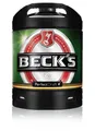 Produktbild: 4x Becks Pils Perfect Draft 6 Liter Fass 4,9 % vol inc. 20.00€ MEHRWEG Pfand