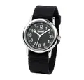 Produktbild: Scout Chronograph Schwarze Kinderuhr mit Edelstahlgehäuse und Textilarmband von Scout