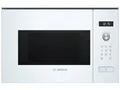 Produktbild: Bosch BFL524MW0 Serie 6 Einbau-Mikrowelle, 38 x 60 cm, 800 W, Drehteller 25,5 cm, Türanschlag Links, AutoPilot 7 7 Automatikprogramme, Reinigungsunterstützung, LED-Touchdisplay, Weiß