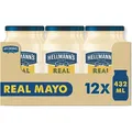 Produktbild: 12x Hellmann's Real Maionese,Mayonnaise in Glas-Verpackung,432ml