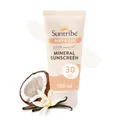 Produktbild: Suntribe Mineralische Baby & Kinder Bio-Sonnencreme LSF 30/100 ml, Parfümfrei - 100% Natürlich & Riffsicher, Nanofreies Zinkoxid, Wasserfest - 