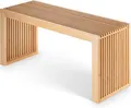 Produktbild: MyFatGorilla Sitzbank aus Bambus – stabile Holzbank ohne Lehne, 90x33x43 cm (Für Flur, Bad, Küche, Esszimmer oder Schlafzimmer), Bis 250 kg belastbar