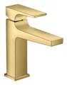 Produktbild: Hansgrohe Metropol Einhebel-Waschtischmischer 110 mit Hebelgriff mit Push-Open Ablaufgarnitur Ausladung 135 mm - Polished Gold Optik - 32507990