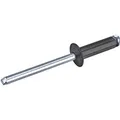 Produktbild: GOEBEL 1000 Popnieten Aluminium Stahl 4,0 x 10,0 mm Flachkopf RAL9005 Schwarz Nieten Blindniete Rainbow Standard
