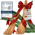 Produktbild: GOLDENBERG® Spar Set - Premium Pfannenwender - Made in Europe - feinstes Olivenholz aus Italien - robust, langlebig & antibakteriell - Holzschaber - Pfannenwender Holz