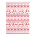 Produktbild: Lichtblick Rollo Klemmfix, ohne Bohren, blickdicht, Rentiere Muster - Rot Weiß 60 x 150 cm (B x L)