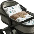 Produktbild: Babydecke Kuscheldecke Baby Decke Winterdecke mit Plüschstoff 75x60 cm + Kissen 35x30 cm - Kinderdecke Blanket Babydecken Kinderwagendecke und Erstausstattung für Neugeborene und Kinder Oeko-Tex