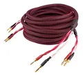 Produktbild: Dynavox Perfect Sound Lautsprecherkabel, Paar, Flexibles High-End Lautspecher-Kabel mit hochwertigen Bananensteckern, konfektioniert, Farbe schwarz/rot, Länge 5 m