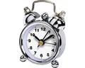 Produktbild: Wecker Analog Nostalgie Mini weiß 4,1x6,1 cm