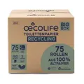 Produktbild: Fripa oceolife Toilettenpapier, RECYCLING, lichtgrau, 3-lagig 1597500 , 1 Karton = 75 Rollen à 180 Blatt