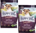 Produktbild: 2 x 10 kg Happy Dog Sensible Mini Ireland Lachs & Kaninchen (€ 4,82/kg) Futter