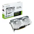 Produktbild: ASUS Dual GeForce RTX 4060 Ti White OC Edition 8GB GDDR6 Gaming Grafikkarte weiß (Nvidia GeForce RTX4060Ti DLSS 3, PCIe 4.0, 1x HDMI 2.1, 3x DisplayPort 1.4a, DUAL-RTX4060TI-O8G-WHITE)