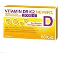 Produktbild: Vitamin D3 K2 Hevert+Calcium u.Magnes.2000 IE Kps. 60 St