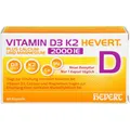 Produktbild: VITAMIN D3 K2 Hevert+Calcium u.Magnes.2000 IE Kps. 60 St  PZN19295682
