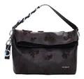 Produktbild: Desigual Loverty 3.0 Stencil Flower Shoulder Bag Schultertasche Tasche Chocolate