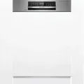 Produktbild: Bosch Serie 6 SMI6ECS12E Teilintegrierter Geschirrspüler, Höhe 81,5 cm, Breite 60 cm, Gebürsteter Stahl