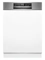 Produktbild: Bosch SMI6ECS12E Serie 6, Smarter Geschirrspüler Teilintegriert 60 cm, Besteckschublade, Spülmaschine Made in Germany, besonders leise, starke Reinigung, Extra Trocknen, Programmassistent, Edelstahl