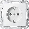 Produktbild: 1St. Merten MEG2301-0619 Steckdose, Steckklemmen, polarweiß glänzend, System M