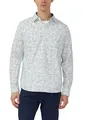 Produktbild: s.Oliver Slim Fit: Langarmhemd mit All-over-Print und Kentkragen