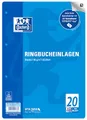 Produktbild: Oxford Ringbucheinlagen A4 blanko ohne Linien oder Karos, Lineatur 20, 50 Blatt