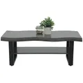 Produktbild: Livetastic Couchtischset, Grau, Metall, Holzwerkstoff, Holzoptik, formgebogen, eckig, Kufe, 60x42x110 cm, Wohnzimmer, Wohnzimmertische, Satztische