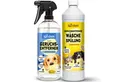 Produktbild: bio-chem Geruchsentferner Enzymreiniger 750 ML für Hunde- & Tiergerüche (Geruchsentferner Hund 0.75 l + Geruchsentferner Wäschespülung 1 L)