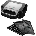 Produktbild: Russell Hobbs 3 in 1 - Sandwichmaker - Multifunktionsgerät - schwarz/edelstahl