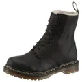 Produktbild: DR. MARTENS 1460 Serena Schnürboots Chunky Boots, Plateau Schuh, Boots mit Warmfutterausstattung schwarz 40 EU