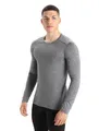 Produktbild: Icebreaker Merino Herren 200 Oasis LS Crewe/Gritstone Hthr L