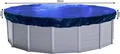 Produktbild: Abdeckplane Pool Rund Planenmaß Ø 420 cm passend für Poolgröße Ø 320 - 366 cm Winterabdeckplane Poolabdeckung 200g/m² Blau