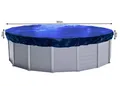 Produktbild: Quick Star Pool-Abdeckplane Poolabdeckung Rund Planenmaß Ø 420cm für Pool 320-366cm Blau