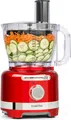 Produktbild: Klarstein Luca Multifunktionsmixer Standmixer Zerkleinerer Küchenreibe Saftpresse Food Processor, 1000 Watt, stufenlos, 6 Modi, BPA-frei, 3 Liter, 3 l Messbecher, Spatel, Rot