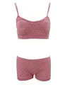 Produktbild: Girls Fashion Mädchen Bustier + Slip, Unterwäsche Set in Lila, Gr. 122-128 MS2071.8-10