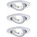 Produktbild: Paulmann Einbauleuchten-Set LED 3x6W chrom-matt - Grau