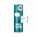 Produktbild: COSMOS LAC Acryllack türkis-blau, glänzend Sprühdose in vielen RAL Farbtönen - 400ml Spraydose perfekt für DIY, Upcycling und andere Lackierarbeiten geeignet (RAL 5018 - Türkisblau)