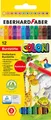 Produktbild: EBERHARD FABER RADIERBARE BUNTSTIFTE COLORI 12ER ETUI MIT RADIERER NEU OVP