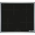 Produktbild: Bosch Serie 4, Induktionskochfeld, 60 cm, Schwarz, Mit Rahmen aufliegend PIF64KBB5E - Schwarz