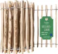 Produktbild: Creative Home Staketenzaun 5m x 60cm (LxH) | Haselnusszaun Rollzaun Lattenabstand 7-9 cm | Gartenzaun Holzzaun Rasenkante Blumenbeet Umrandung