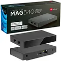 Produktbild: MAG 540w3 Original Infomir & hb-digital 4K Set Top Box Multimedia Player Internet TV Receiver UHD 60FPS 2160p@60 FPS HDMI 2.1 4K- und HEVC-Unterstützung USB3.0 ARM Cortex-A35 + HDMI Kabel