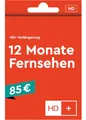 Produktbild: HD+ Verlängerung für 12 Monate per Email, Fernsehen über Satellit oder Internet