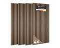 Produktbild: JELLE & JACOB Wandpaneel Akustikpaneele Holz Walnuss Furnier, Wandverkleidung, BxL: 52x104 cm, (4er Set, 4-tlg) angenehme Raumakustik & skandinavisches Design, 3D-Optik