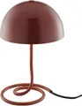Produktbild: OTTO home Tischleuchte Charlett Pilz Lampe, ohne Leuchtmittel, Tischlampe, Ø 20 cm, Höhe 31 cm, Metall, Spiralfuß, Pilzleuchte, G9