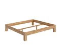 Produktbild: skølm. Bettgestell Floki (Massivholzbett, auch verfügbar in 90x200, 120x200, 140x200 oder 160x200 cm), 180x200, aus Eiche