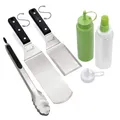 Produktbild: Exklusives Grillwender Set aus hochwertigem Edelstahl - BBQ Grillset in erstk...